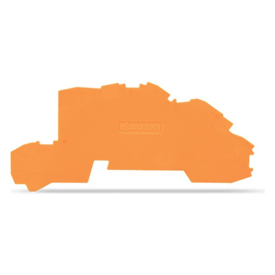 Wago Abschluss- und Zwischenplatte TOPJOB S 2003-7692, 0,8mm, Polyamid, Orange