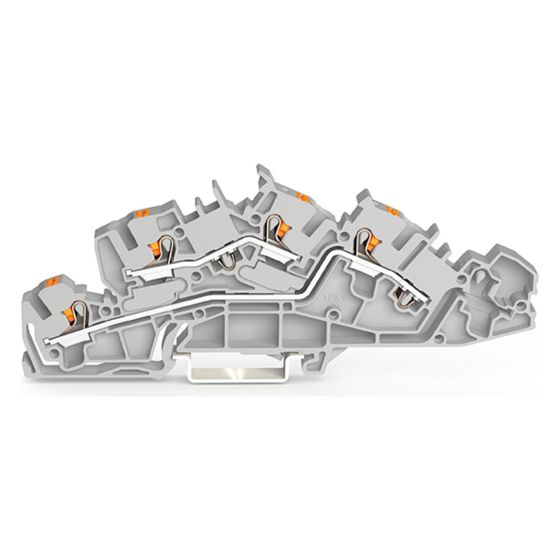 Wago Installationsetagenklemme 2205-7642, 400V 40A, Grau