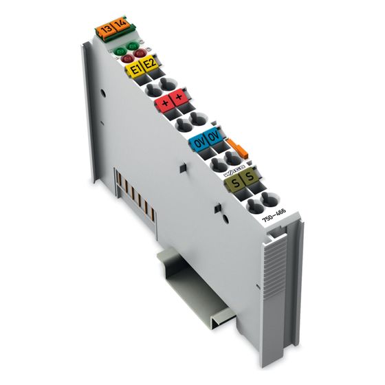 Wago Analogeingangsmodul 750-466, 2-Kanal, 12 Bit, Polycarbonat/Polyamid 6.6, lichtgrau