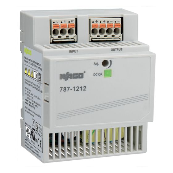Wago Stromversorgung COMPACT Power 787-1212, 60W 24V 2,5A, Federzuganschluss