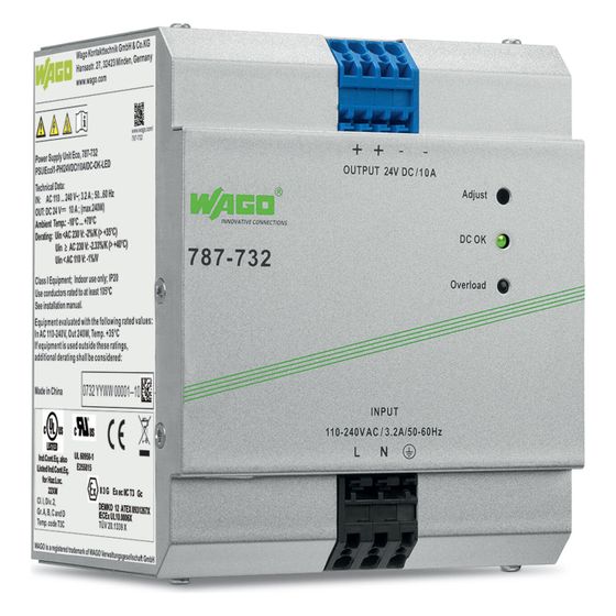 Wago Netzgerät EPSITRON ECO-Power 787-732, 240W 24V 10A, 136x110x136mm, 787-732