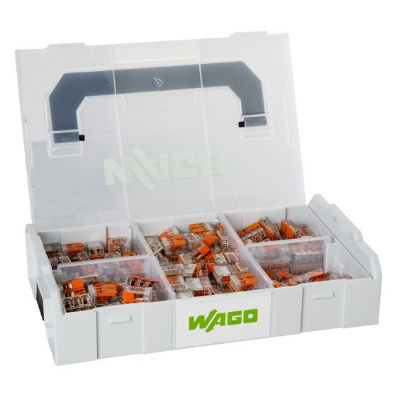 Wago Verbindungsklemmen-Set L-Boxx Mini, 259x63x155mm, 900,7g, Transparent