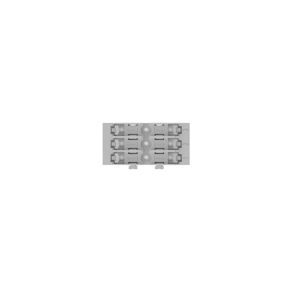 Wago Befestigungsadapter 3-fach für Durchgangsverbinder, Schraubbefestigung, Polyamid, G... WAGO-221-2523 4066966119947 (Abb. 6)