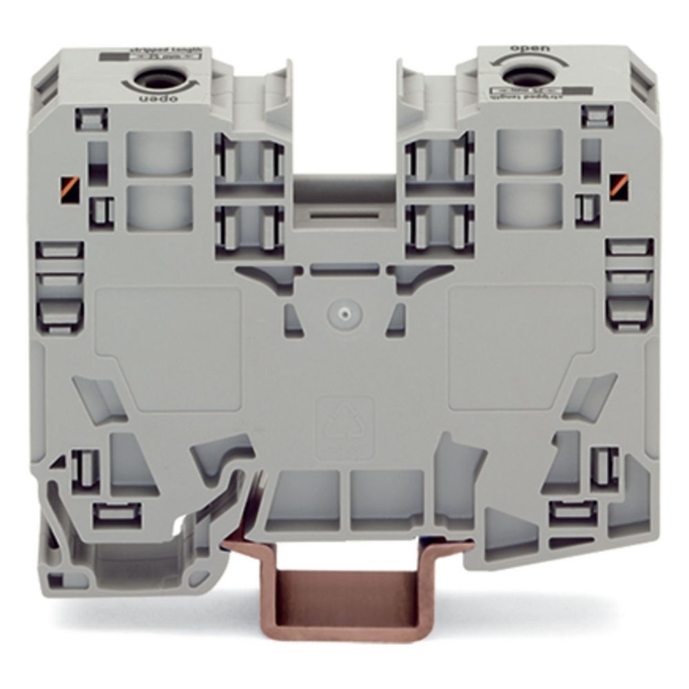 Wago 2-Leiter-Durchgangsklemme 285-135, 6-35mm2, 125A, 1000V, 16x86x63mm, Polyamid, Grau,... WAGO-285-135 4066966248548 (Abb. 4)