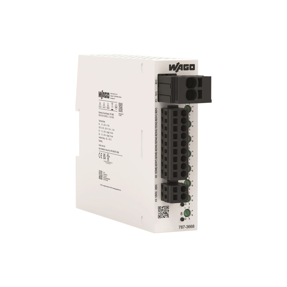 Wago Elektronischer Schutzschalter 787-3664, 4-kanalig 1-10A, 95x32x117,5mm... WAGO-787-3664 4066966493764 (Abb. 7)