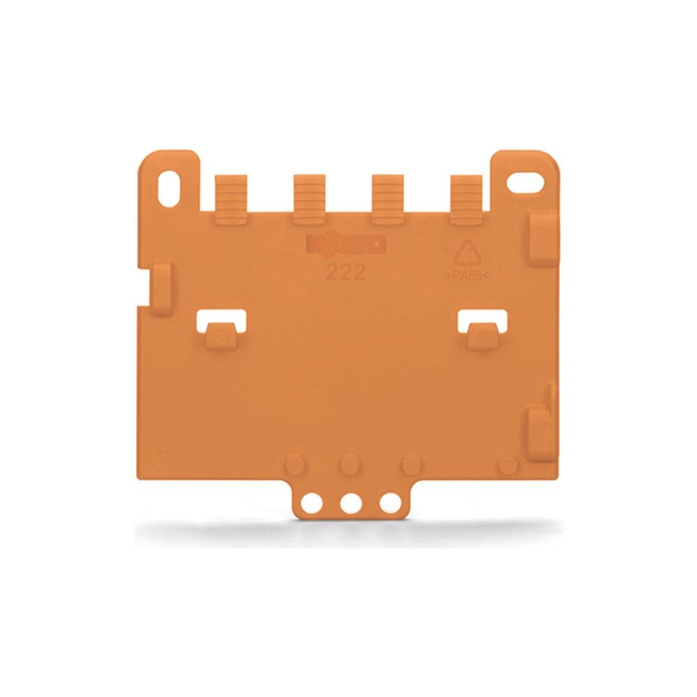 Wago Zugentlastungsplatte 222-505, für Befestigungsadapter Serie 221 oder 222, Orange... WAGO-222-505 4045454714789 (Abb. 2)