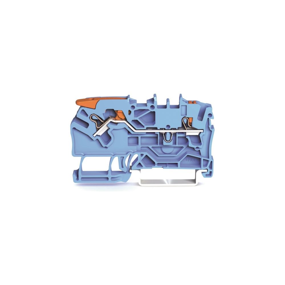 Wago 2-Leiter-Durchgangsklemme TOPJOB S 2102-5204, 2,5mm2, Thermoplast, Blau... WAGO-2102-5204 4055143741866 (Abb. 5)