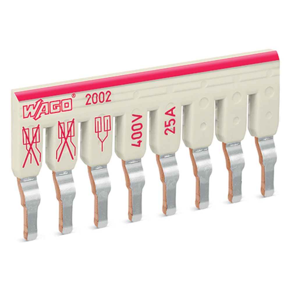 Wago Schachtelbrücker TOPJOB S 2002-478, 8-fach, 400V, 25A, 5,2mm Raster, Lichtgrau... WAGO-2002-478 4055143692311 (Abb. 2)