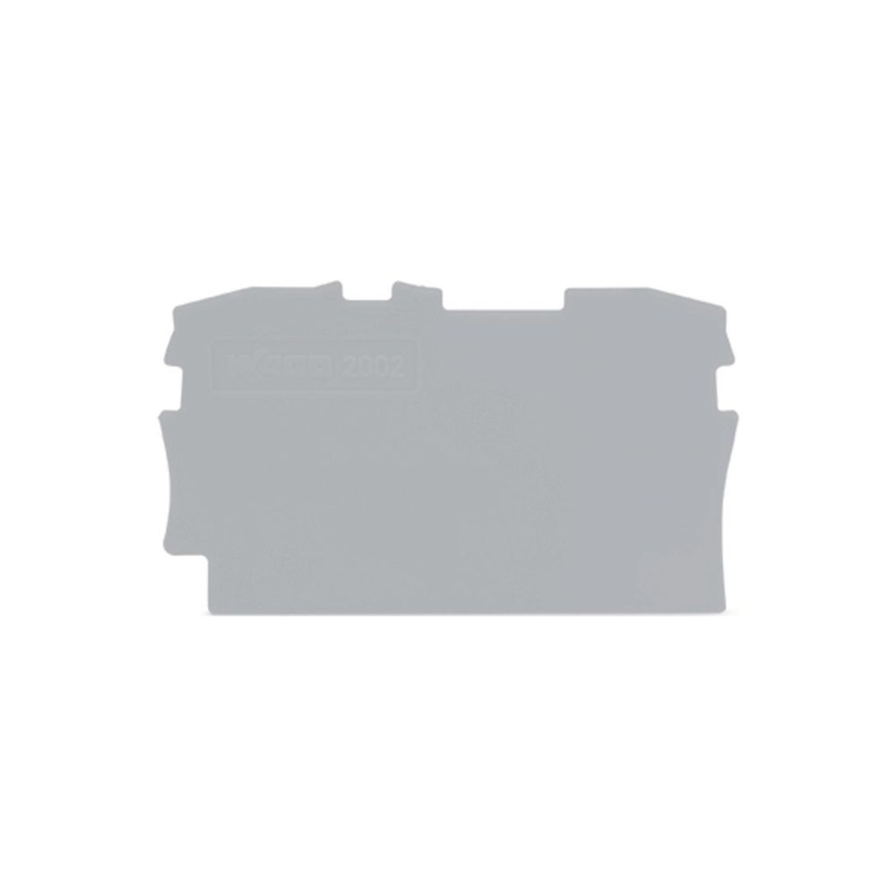 Wago Abschluss- und Zwischenplatte TOPJOB S 2002-1291, 0,8 mm, Polyamid, Grau... WAGO-2002-1291 4055143234085 (Abb. 2)