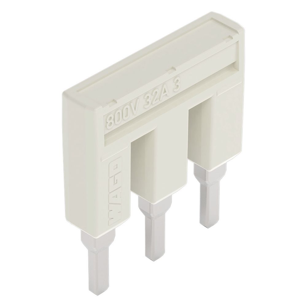 Wago Kammbrücker TOPJOB S 2004-403, 3-fach, 32A, 800V, 6,2mm, Polyamid, Lichtgrau... WAGO-2004-403 4055143699761 (Abb. 6)