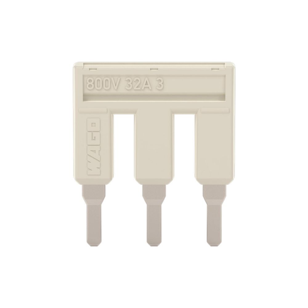 Wago Kammbrücker TOPJOB S 2004-403, 3-fach, 32A, 800V, 6,2mm, Polyamid, Lichtgrau... WAGO-2004-403 4055143699761 (Abb. 5)