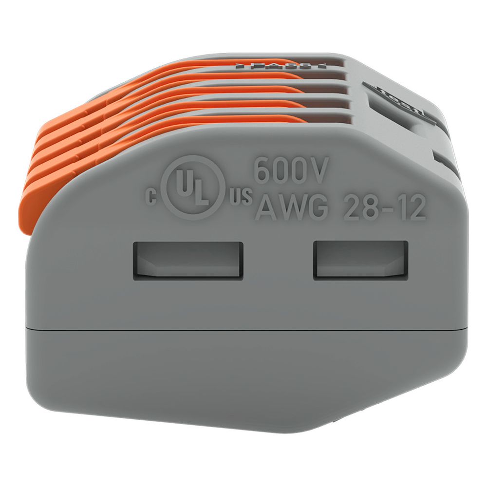 Wago Verbindungsklemme 222-415, 5-Leiter, 0,08-4mm2, 400V, 32A, Grau... WAGO-222-415 4044918464956 (Abb. 12)