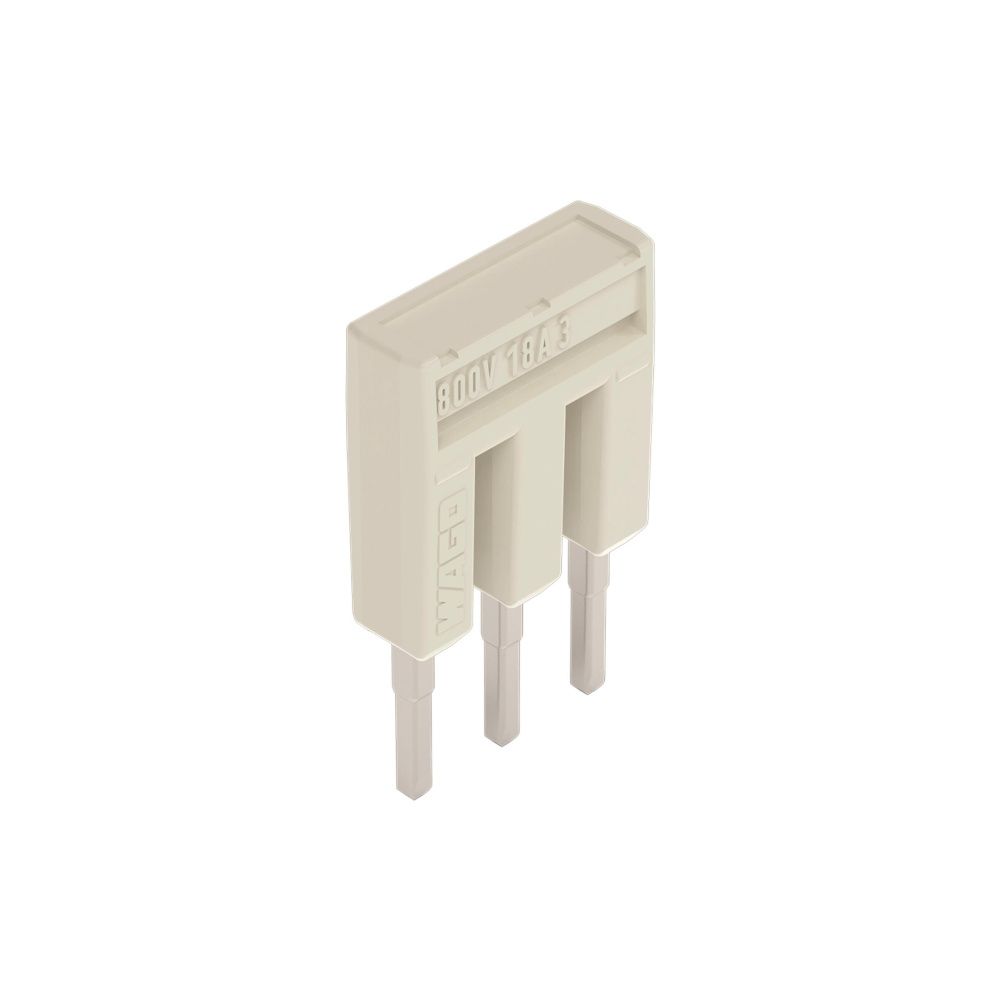 Wago Kammbrücker TOPJOB S 2001, 3-fach, 800V, 18A, Polyamid, lichtgrau, 2001-403... WAGO-2001-403 4055143698436 (Abb. 2)