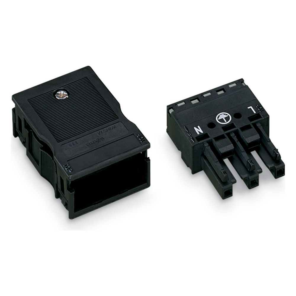 Wago Buchse WINSTA MIDI 770-103, 3-polig, 250V, 25A, Federzuganschluss, Schwarz... WAGO-770-103 4044918252096 (Abb. 5)
