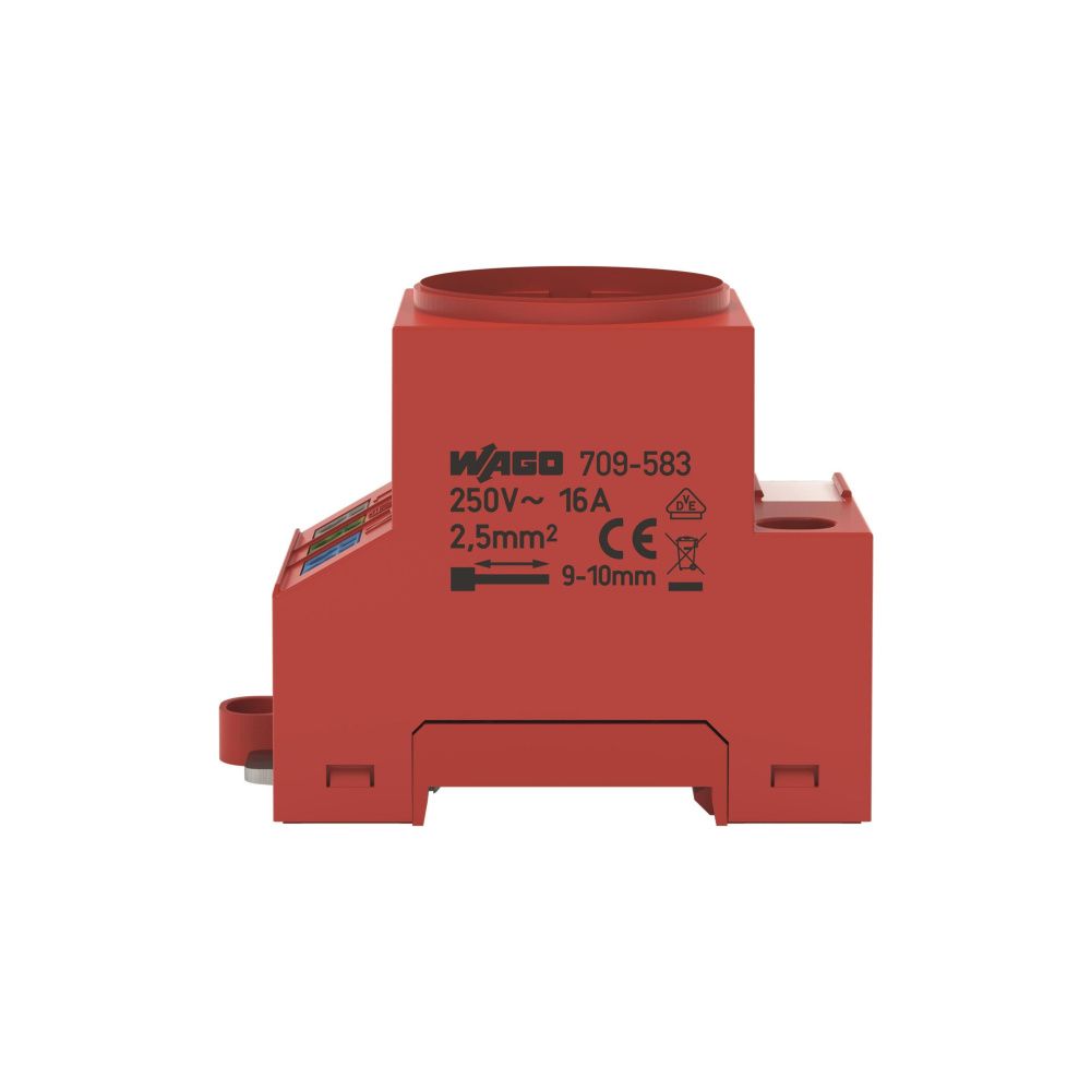 Wago Schaltschrank-Steckdose 709-583, 250V 16A, Polyamid, Rot... WAGO-709-583 4055143718301 (Abb. 6)