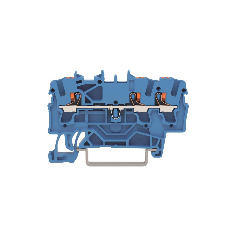 Wago 3-Leiter-Durchgangsklemme TOPJOB S 2202-1304, 2,5mm2, Thermoplast, Blau... WAGO-2202-1304 4055143848558 (Abb. 2)