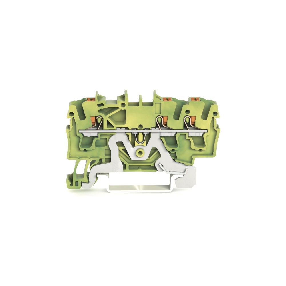 Wago Schutzleiterklemme TOPJOB S 2202-1307, 2,5mm2, Federzuganschluss, Polyamid, Grün/G... WAGO-2202-1307 4055143848626 (Abb. 3)