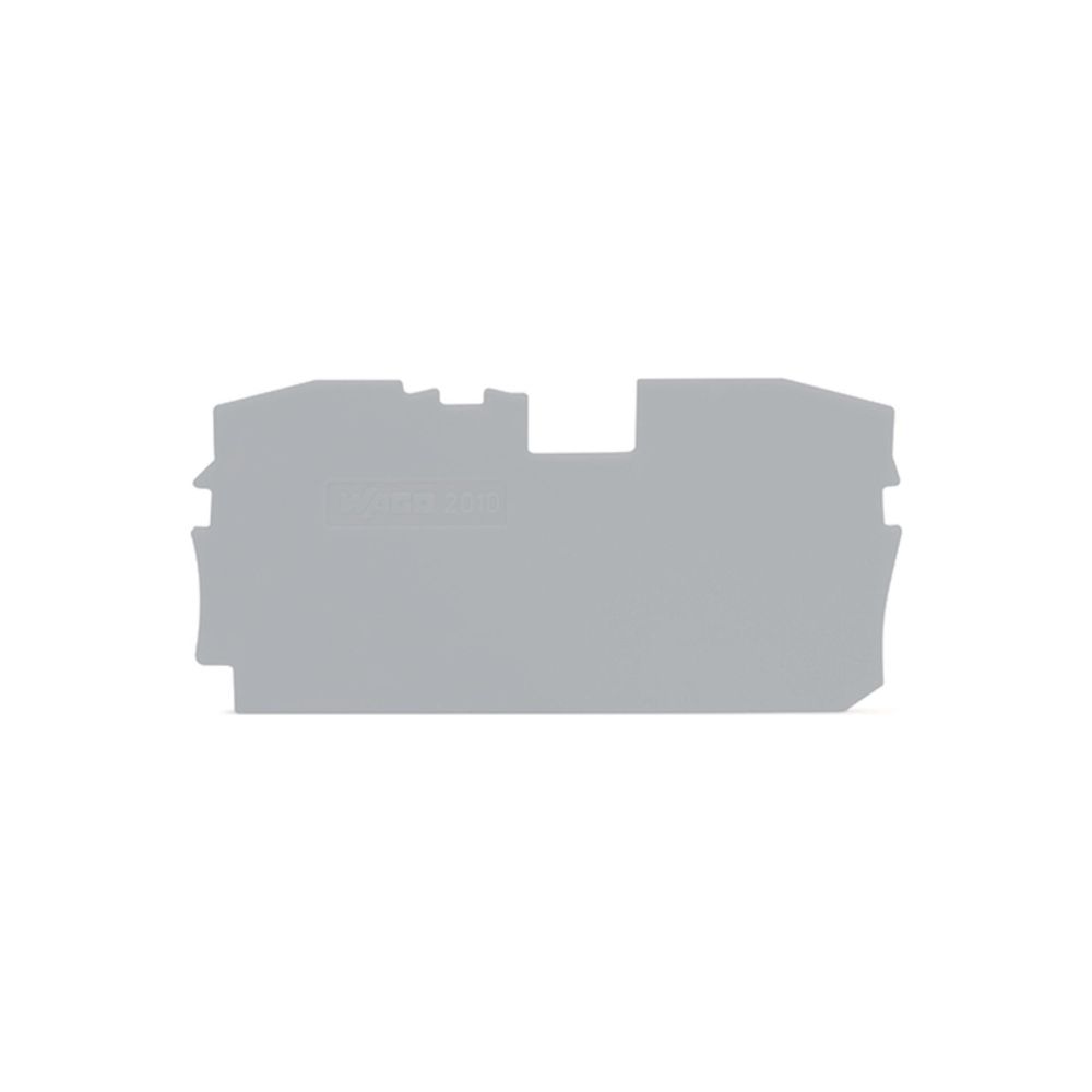 Wago Abschluss- und Zwischenplatte TOPJOB S 2010-1291, 1mm, Grau... WAGO-2010-1291 4044918144148 (Abb. 2)