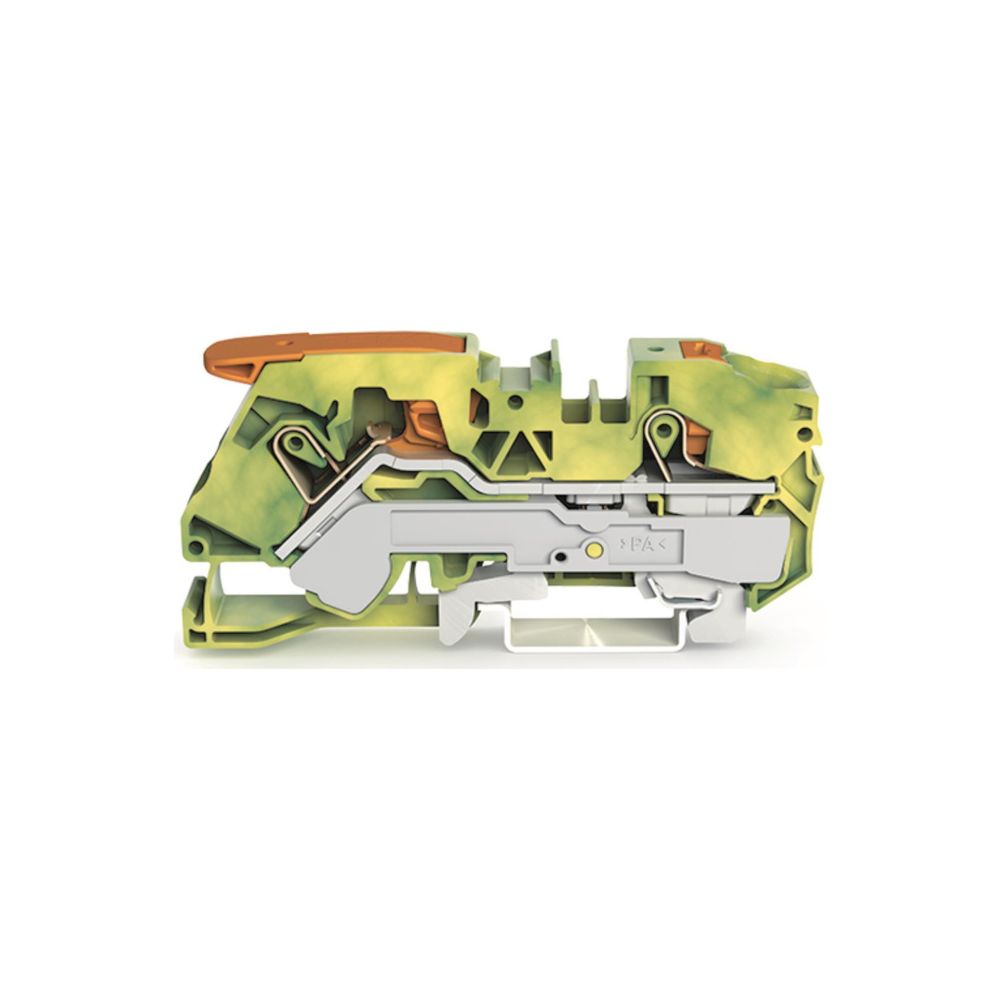 Wago Schutzleiterklemme TOPJOB S 2116-5207, 16mm2, 91,5x12x36,9mm, Polyamid, Grün/Gelb... WAGO-2116-5207 4055143754453 (Abb. 2)
