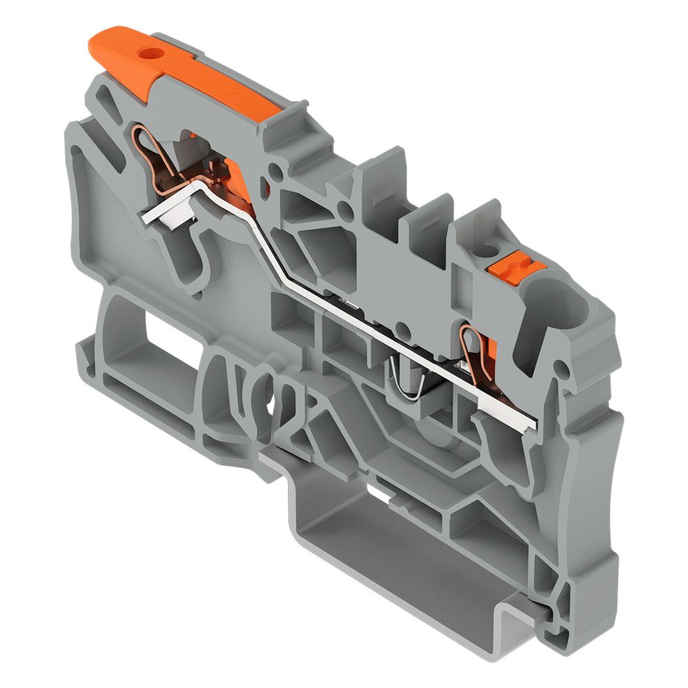 Wago 2-Leiter-Durchgangsklemme TOPJOB S 2102-5201, 2,5mm2, Polyamid, Grau... WAGO-2102-5201 4055143741842 (Abb. 9)