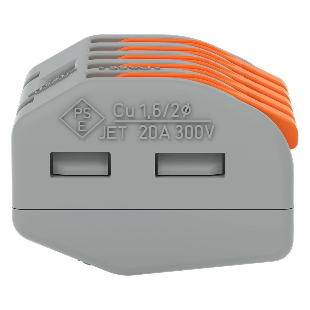 Wago Verbindungsklemme 222-415, 5-Leiter, 0,08-4mm2, 400V, 32A, Grau... WAGO-222-415 4044918464956 (Abb. 11)