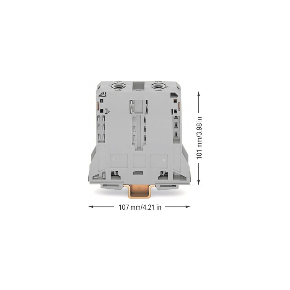Wago 2-Leiter-Durchgangsklemme 285 285-195, 25-95mm2, 1000V, 232A, Grau, 1... WAGO-285-195 4044918452564 (Abb. 3)