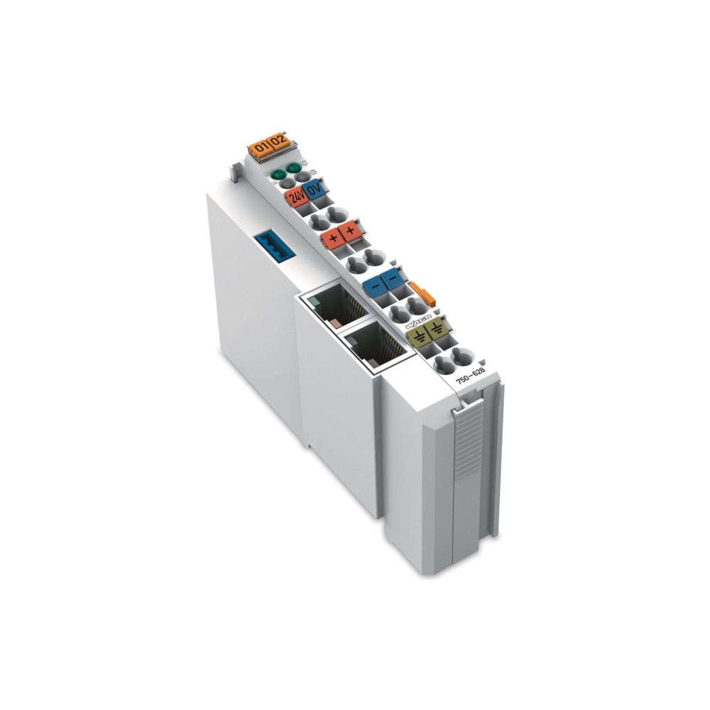 Wago Kopplermodul 750-628, 100x25x69,8mm, Polycarbonat/Polyamid 6.6, lichtgrau... WAGO-750-628 4045454830991 (Abb. 2)
