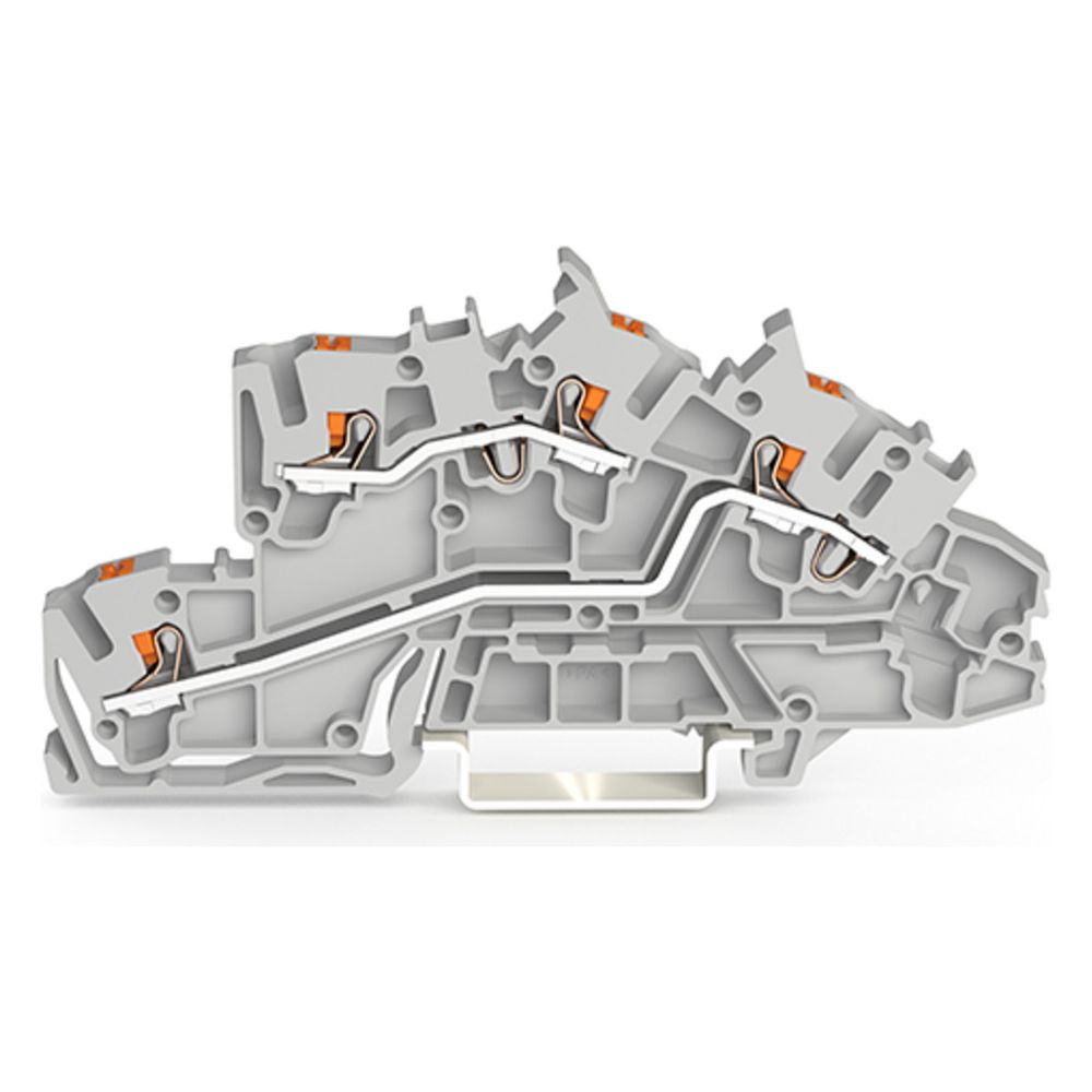 Wago Installationsetagenklemme 2203 2203-7642, 400V 31A, Polyamid, Grau... WAGO-2203-7642 4066966121933 (Abb. 5)