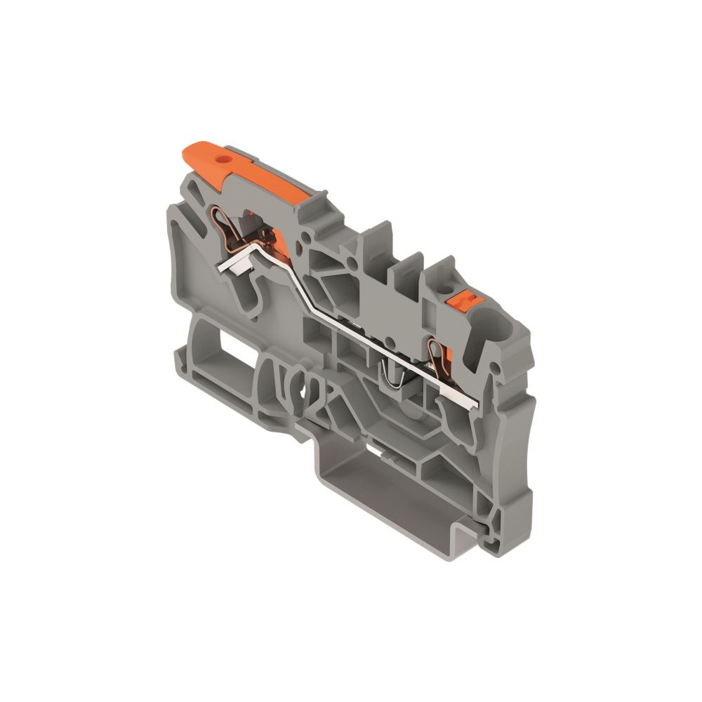 Wago 2-Leiter-Durchgangsklemme TOPJOB S 2102-5201, 2,5mm2, Polyamid, Grau... WAGO-2102-5201 4055143741842 (Abb. 4)