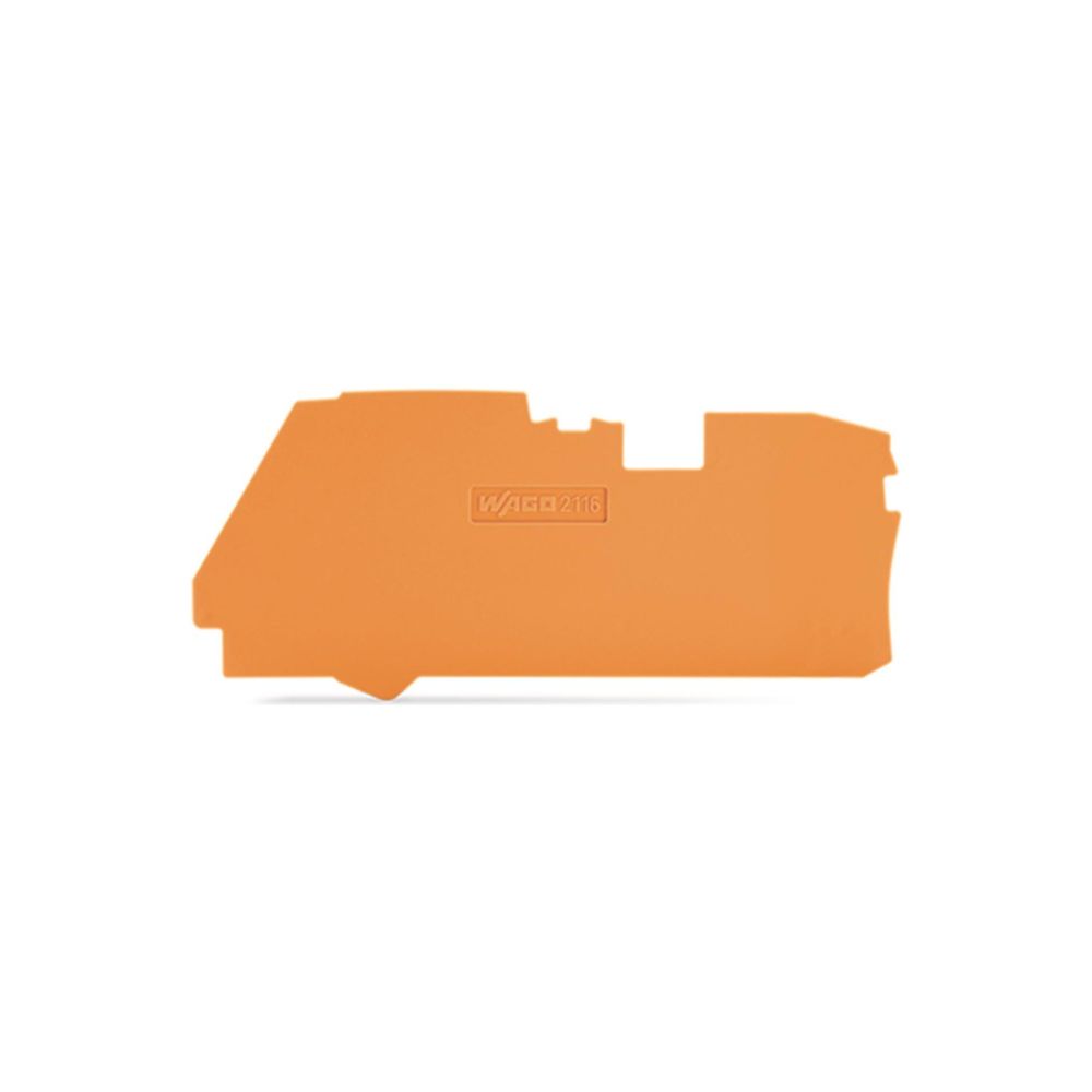 Wago Abschluss- und Zwischenplatte 2116-1292, 1mm, Polyamid, Orange... WAGO-2116-1292 4055143747554 (Abb. 2)