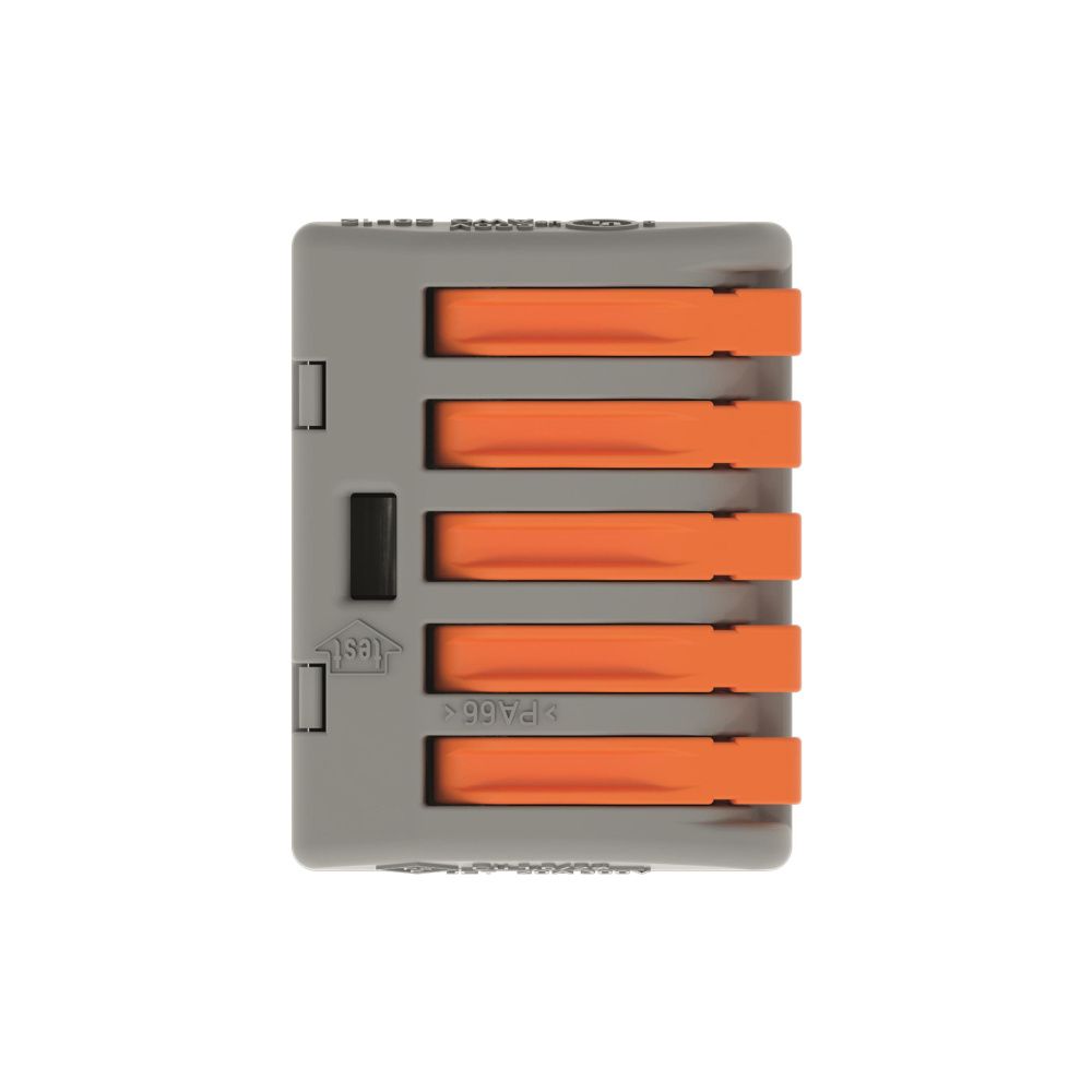 Wago Verbindungsklemme 222-415, 5-Leiter, 0,08-4mm2, 400V, 32A, Grau... WAGO-222-415 4044918464956 (Abb. 7)