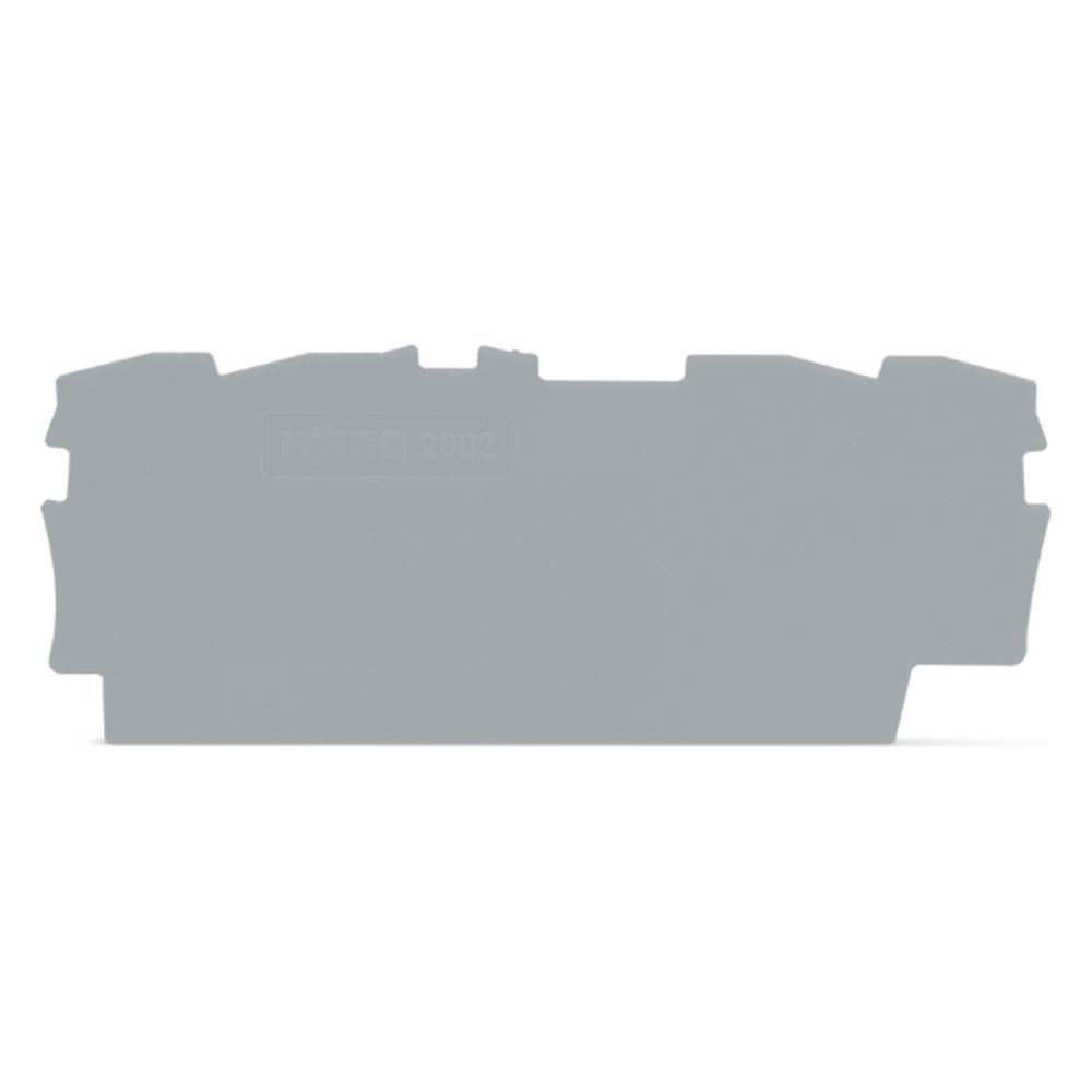 Wago Abschluss- und Zwischenplatte TOPJOB S 2002-1491, 0,8mm, Polyamid, Grau... WAGO-2002-1491 4055143234238 (Abb. 3)