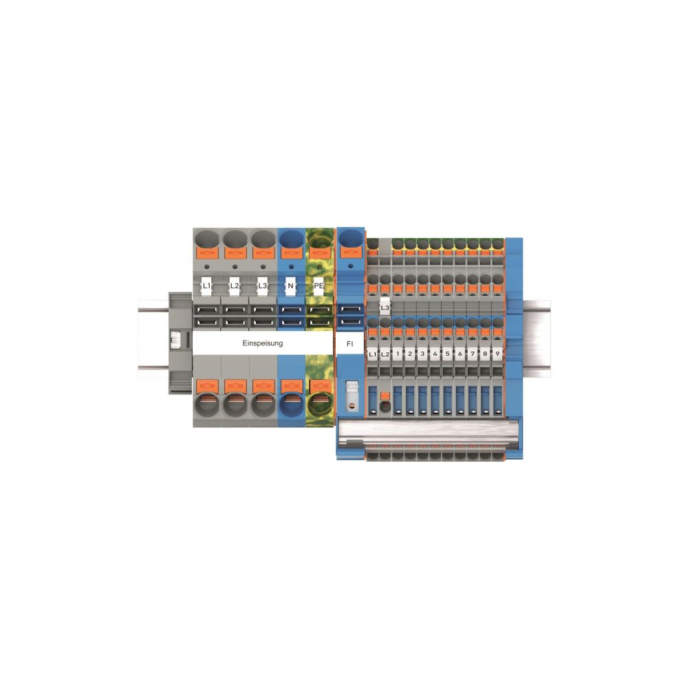 Wago Unterverteiler-Set TOPJOB S 821-107, Federzuganschluss, Hutschiene TH35, Thermoplast... WAGO-821-107 4066966339536 (Abb. 2)