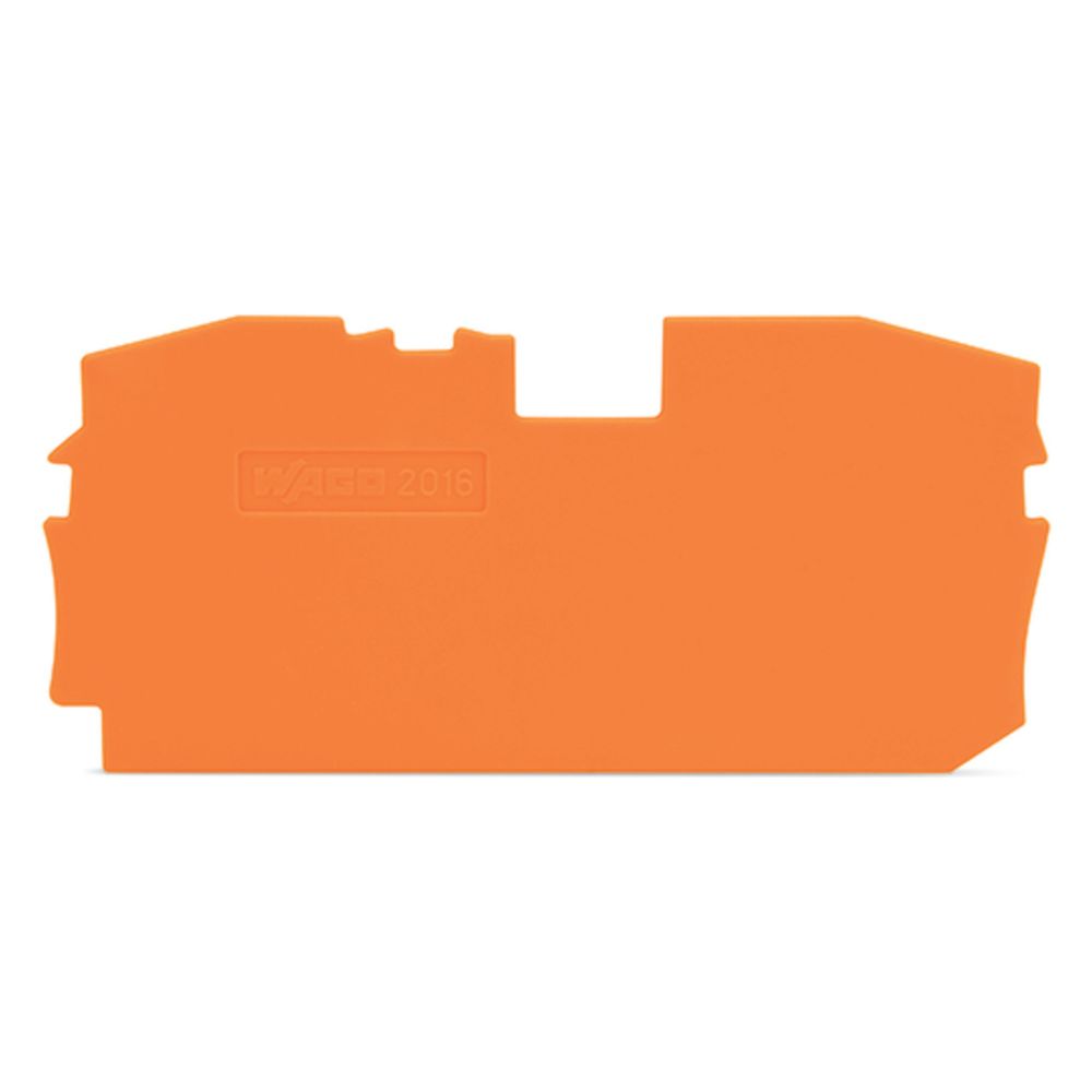 Wago Abschluss- und Zwischenplatte TOPJOB S 2016-1292, 1mm, Polyamid, Orange... WAGO-2016-1292 4044918121828 (Abb. 2)