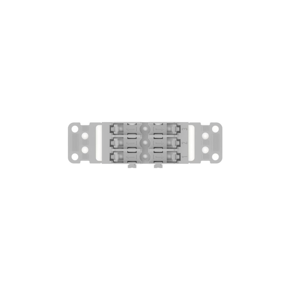 Wago Befestigungsadapter 221-2503, 3-fach, Schraubbefestigung, Polyamid, Grau... WAGO-221-2503 4066966119848 (Abb. 5)