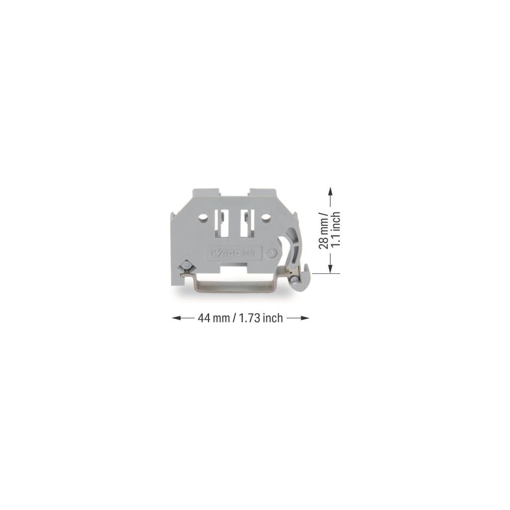 Wago Endklammer 249-116, 6mm, 44x28mm, Kunststoff, Grau... WAGO-249-116 4017332270823 (Abb. 5)