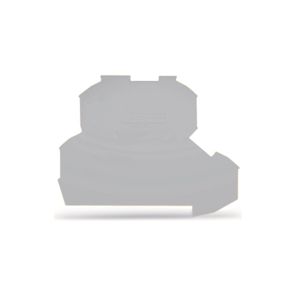 Wago Abschluss- und Zwischenplatte TOPJOB S 2002-2291, 0,8 mm, Polyamid, Grau... WAGO-2002-2291 4044918691161 (Abb. 2)