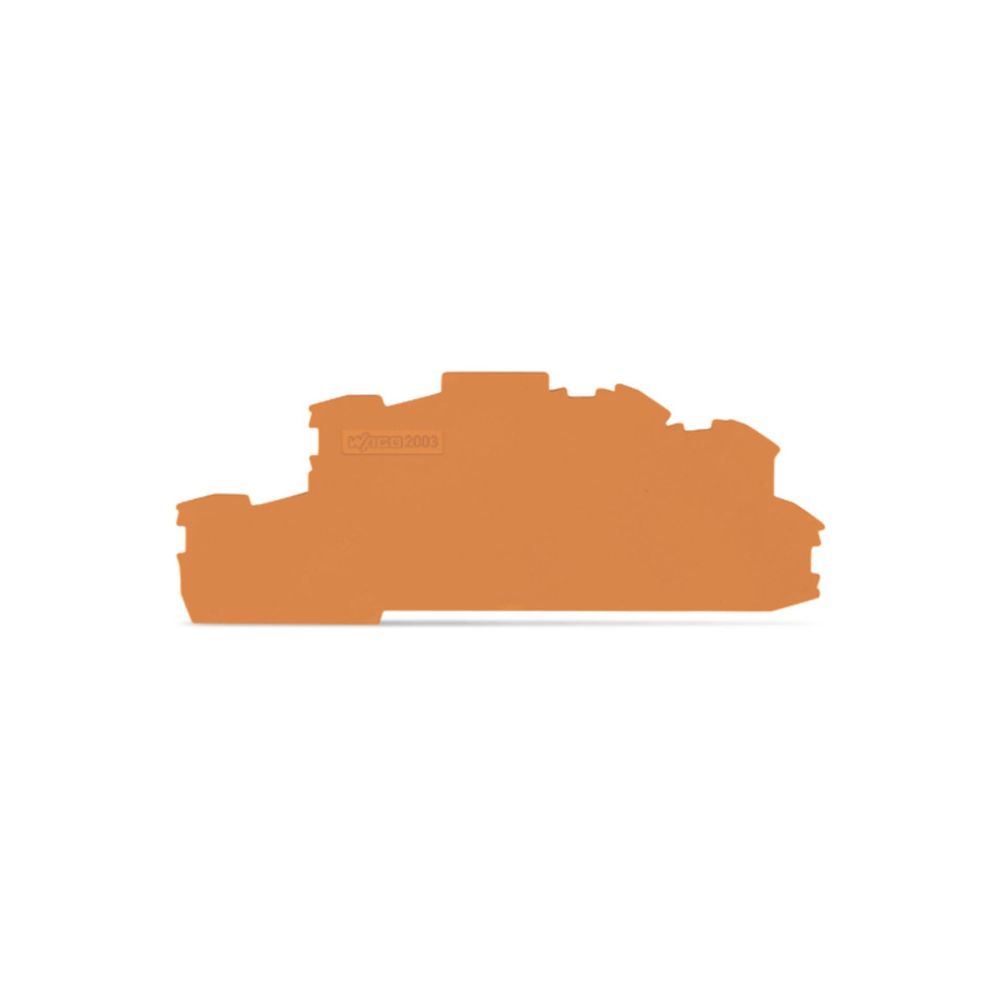 Wago Abschluss- und Zwischenplatte TOPJOB S 2003-6692, 0,8mm, Polyamid, orange... WAGO-2003-6692 4050821322108 (Abb. 2)