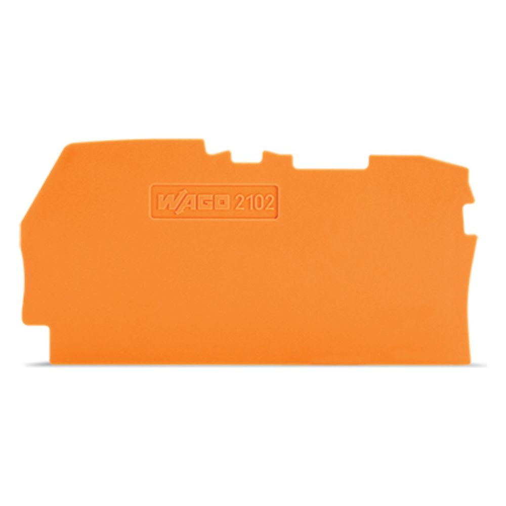 Wago Abschluss- und Zwischenplatte 2102-1292, 0,8 mm, Polyamid, Orange... WAGO-2102-1292 4055143745352 (Abb. 3)