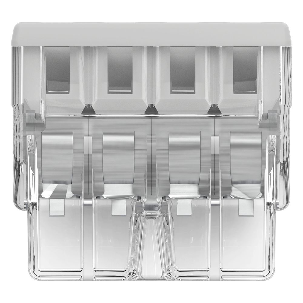 Wago Verbindungsdosenklemme 2273-208, 8-Leiter 0,5-2,5mm2, 450V 24A, Transparent/Grau... WAGO-2273-208 4050821027881 (Abb. 17)