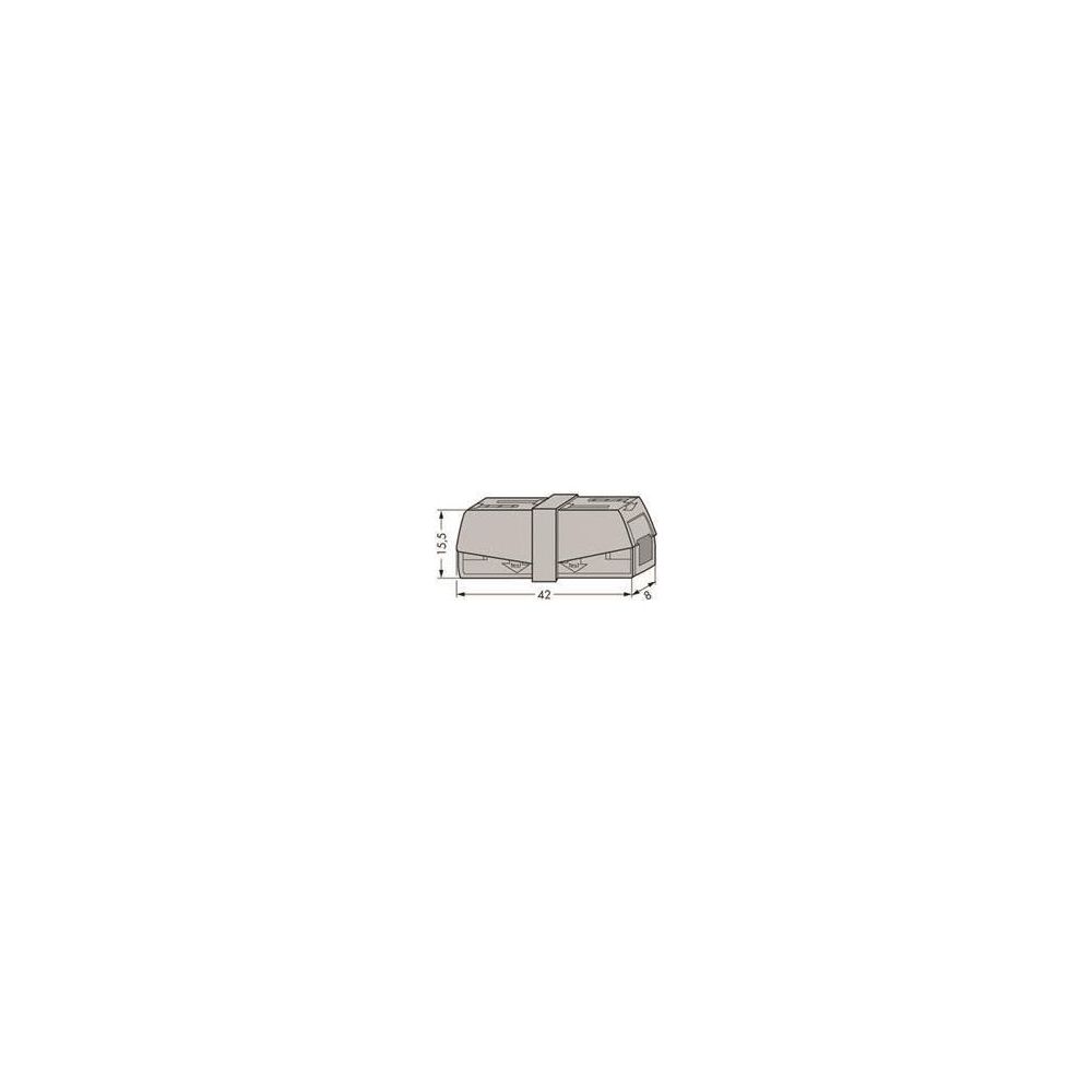 Wago Leuchtenklemme 224-201, 0,5-2,5mm2, 400V, 24A, Grau... WAGO-224-201 4044918818407 (Abb. 10)