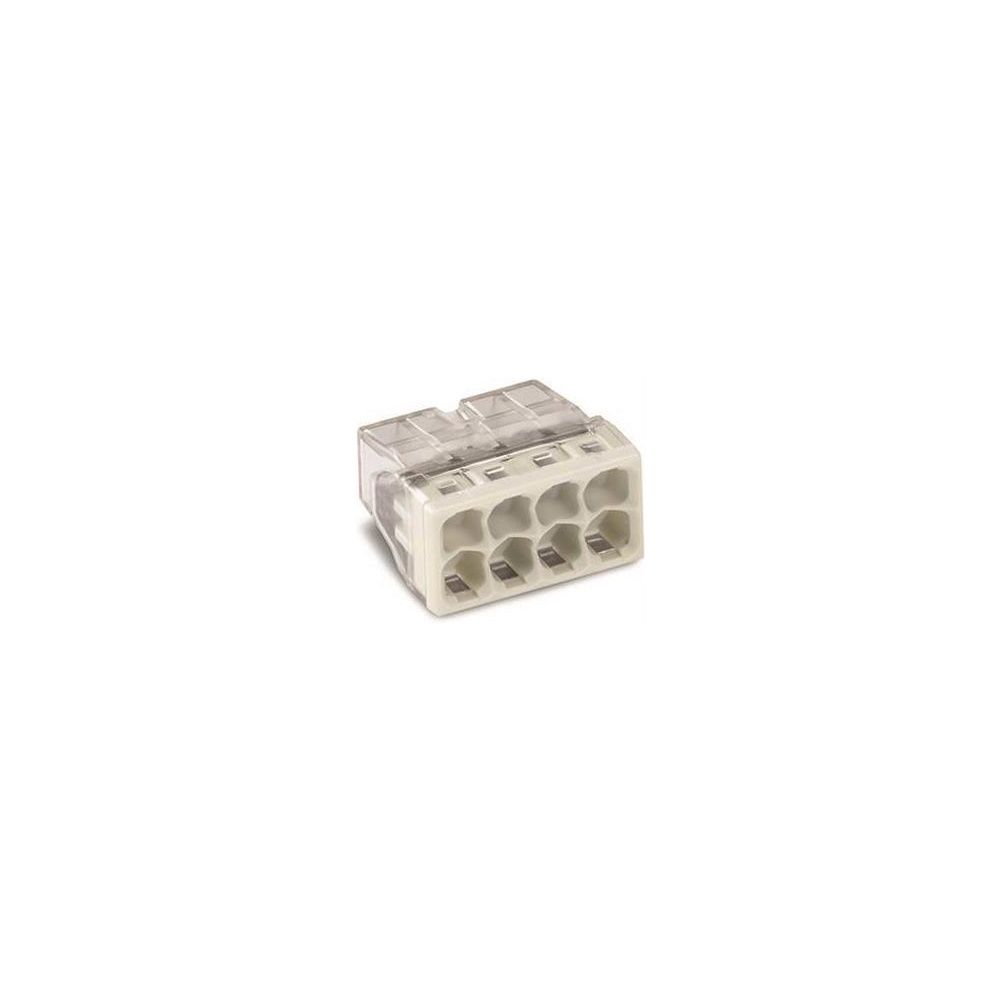 Wago Verbindungsdosenklemme 2273-208, 8-Leiter 0,5-2,5mm2, 450V 24A, Transparent/Grau... WAGO-2273-208 4050821027881 (Abb. 9)
