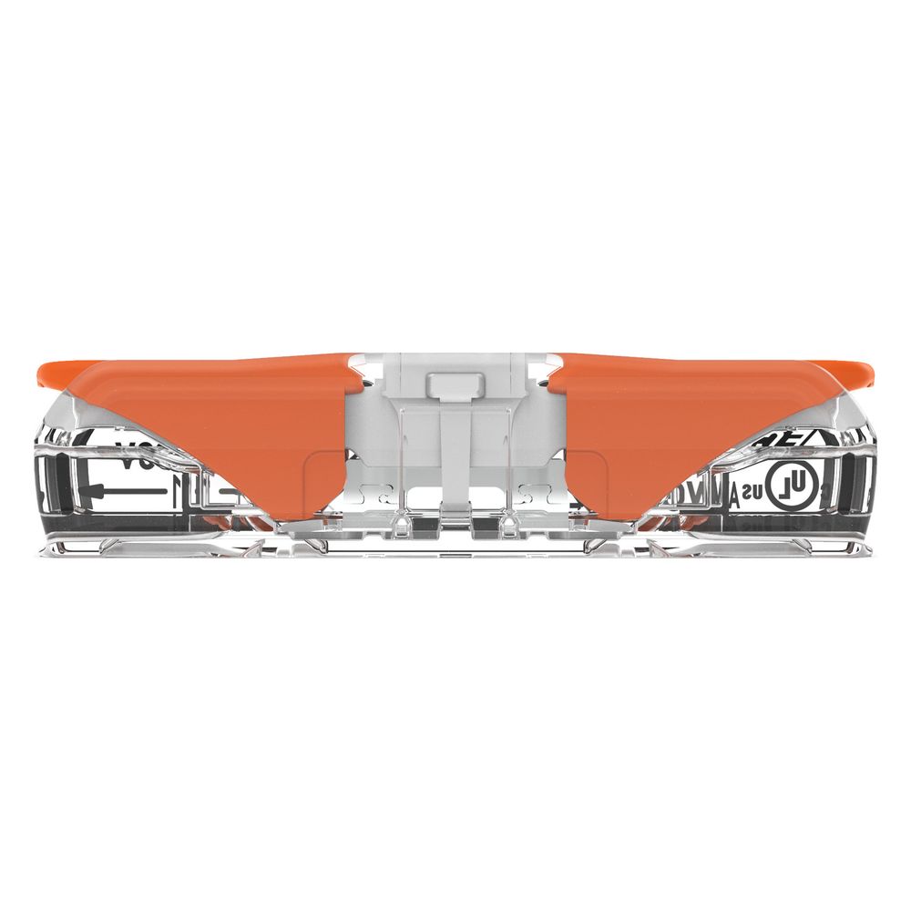 Wago Durchgangsverbinder 221 221-2401, 0,2-4mm2, 450V, 32A, Transparent/Orange... WAGO-221-2401 4066966120271 (Abb. 20)