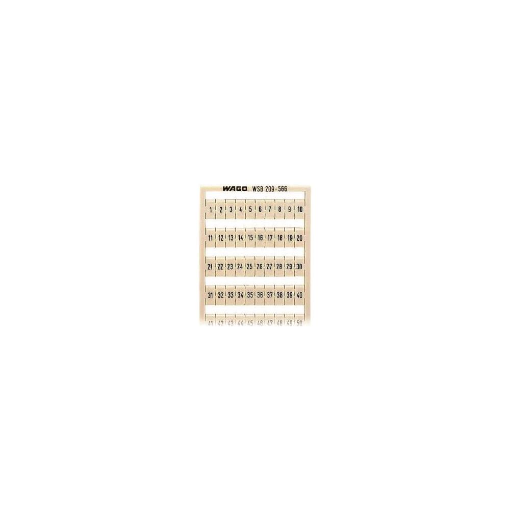 Wago WSB-Beschriftungskarte 209-566, Rastermaß 5mm, weiß... WAGO-209-566 4017332273138 (Abb. 4)