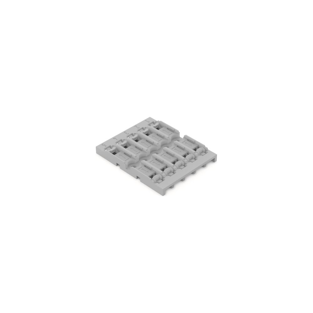 Wago Befestigungsadapter 221-2525, 5-fach, Schraubbefestigung, Polyamid, Grau... WAGO-221-2525 4066966119961 (Abb. 14)