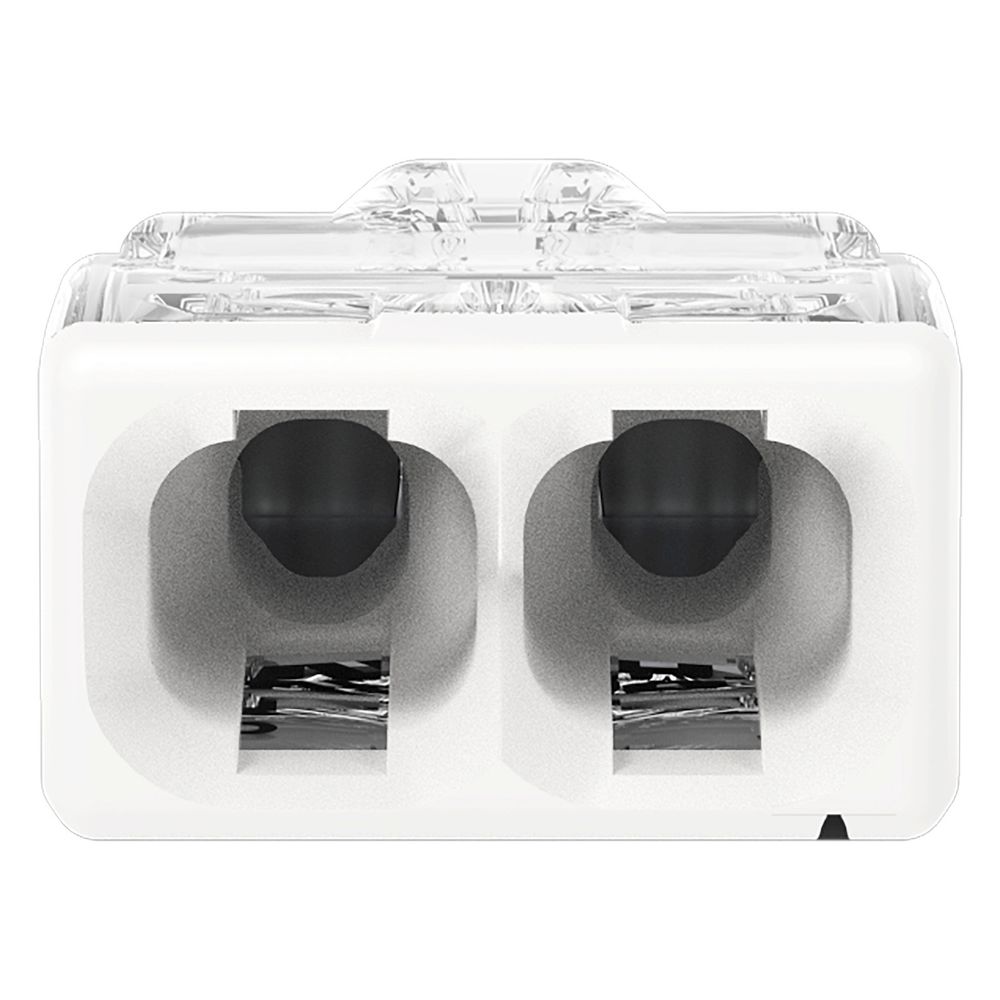 Wago Verbindungsdosenklemme 2273 2273-202, 0,5-2,5mm2, Polycarbonat, Transparent/Weiß... WAGO-2273-202 4050821027843 (Abb. 16)