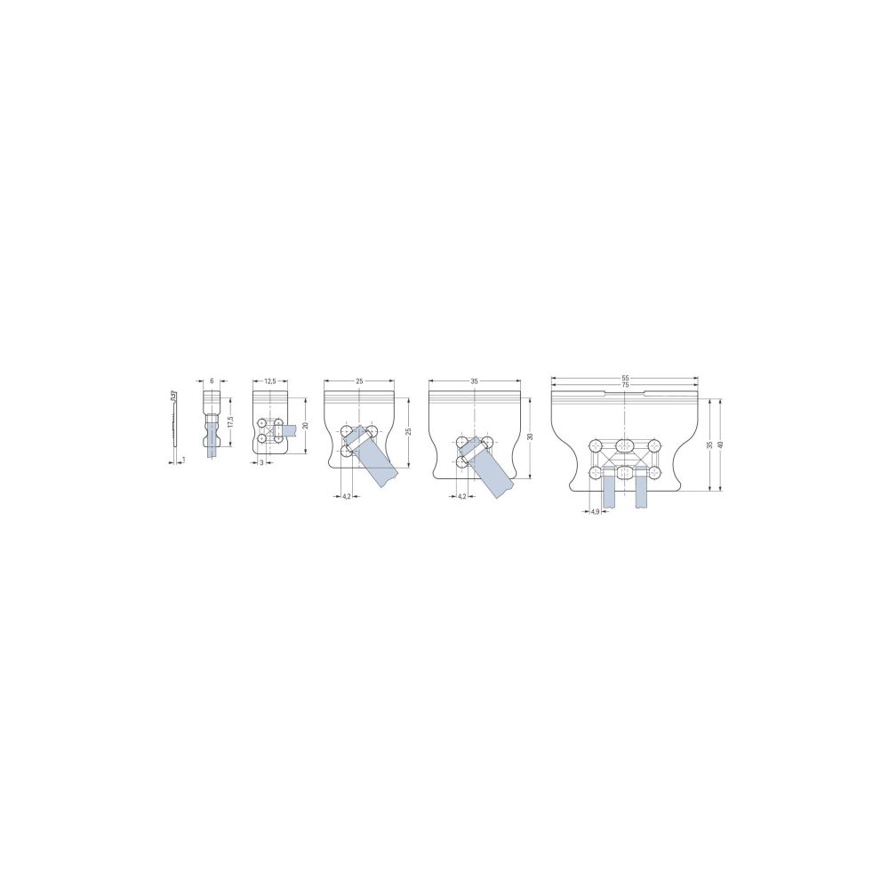Wago Zugentlastungsplatte 734-329, einschieben, grau... WAGO-734-329 4017332650342 (Abb. 7)