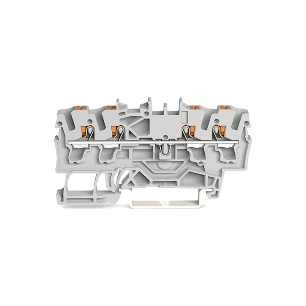 Wago Durchgangsklemme 2202 2202-1401, 2,5mm2, Polyamid, Grau... WAGO-2202-1401 4055143713870 (Abb. 2)