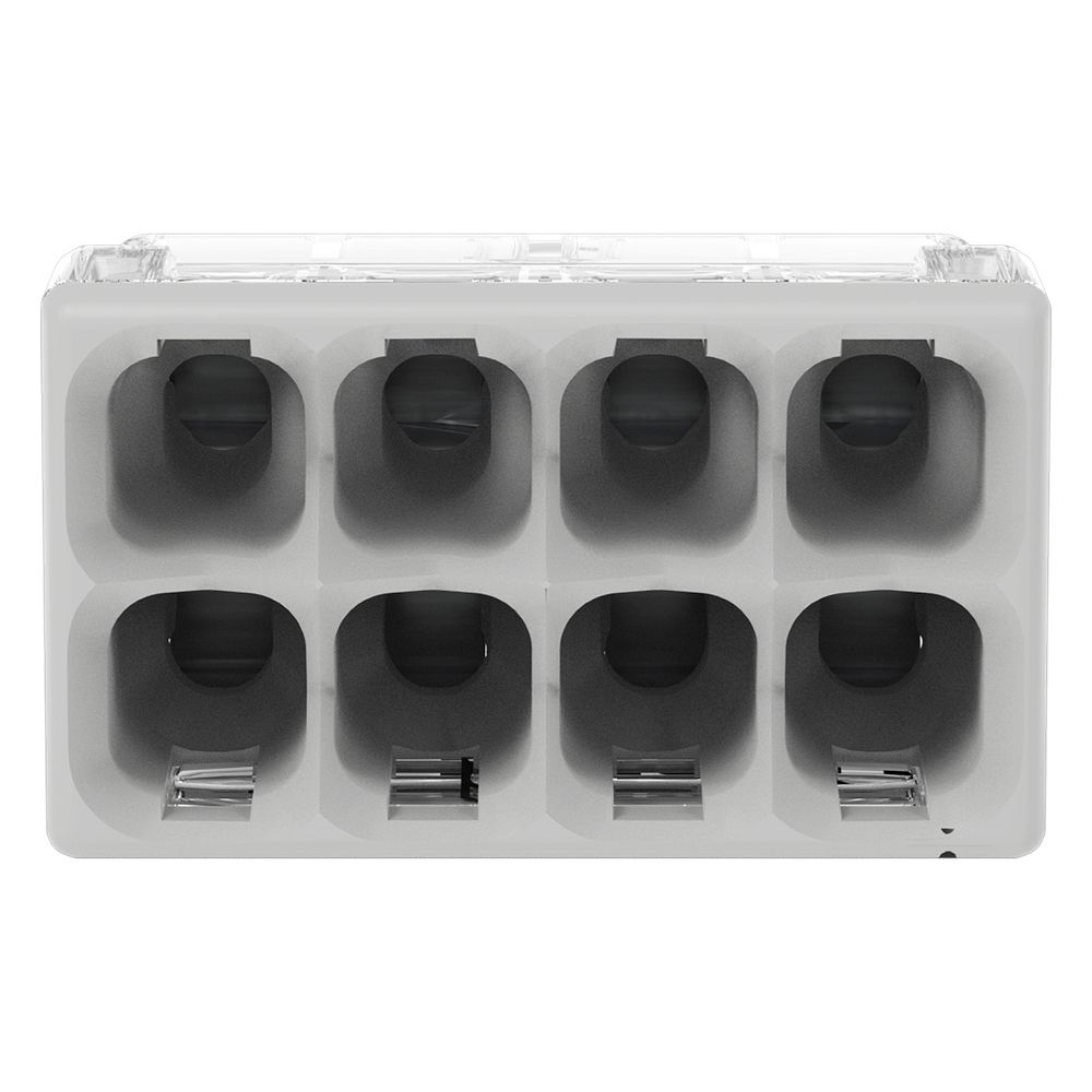 Wago Verbindungsdosenklemme 2273-208, 8-Leiter 0,5-2,5mm2, 450V 24A, Transparent/Grau... WAGO-2273-208 4050821027881 (Abb. 16)