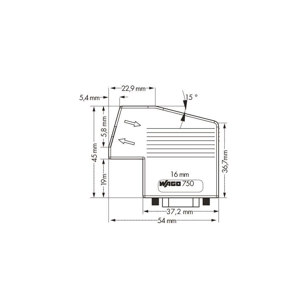 Wago CANopen-Feldbusstecker 750-963, 9-polig, Lichtgrau... WAGO-750-963 4045454344405 (Abb. 6)